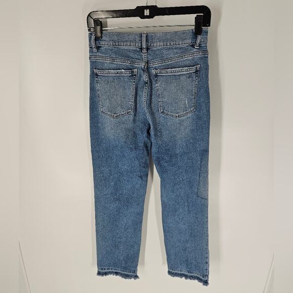 DL1961 Light Patchwork High Rise Vintage Ankle Patti Straight Jeans 26 - Picture 7 of 11